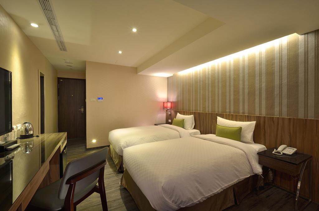 ShinShin Hotel Shongshan Taipeh Zimmer foto